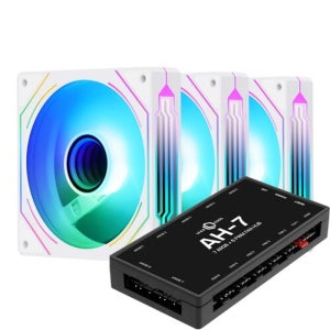 Segotep HB12 ARGB PWM (컨트롤러/3팩, 화이트)