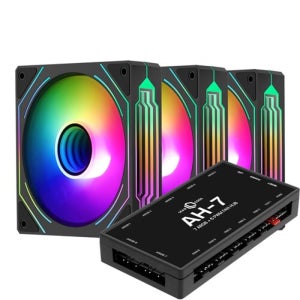 Segotep HB12 ARGB PWM (컨트롤러/3팩, 블랙)