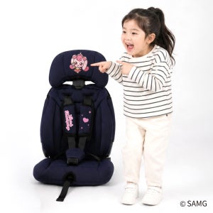 베이카 프리미엄 휴대용 주니어 카시트 토들러 ISOFIX 특허출원 캐치티니핑(네이비)