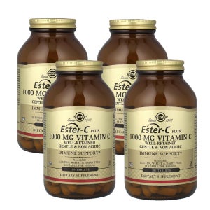 솔가 에스터C 플러스 에스터 씨 중성 비타민 C 1000mg 180정 X 4통 미국직구