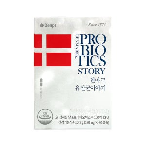 덴마크 유산균 이야기 170mg 60캡슐, 1개