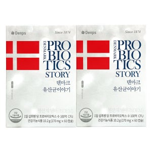 덴마크 유산균 이야기 170mg 60캡슐, 2개