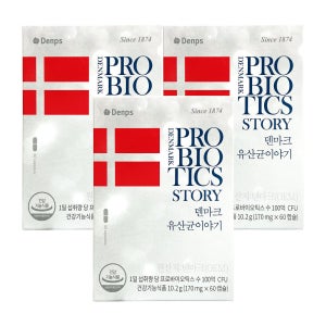 덴마크 유산균 이야기 170mg 60캡슐, 3개