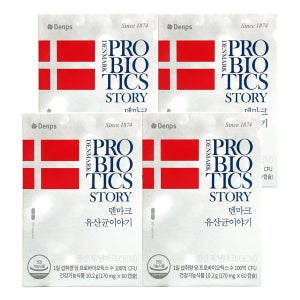 덴마크 유산균 이야기 170mg 60캡슐, 4개