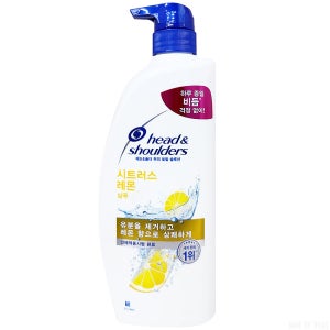 헤드앤숄더 샴푸 시트러스 레몬 800ml 장미 피오니향 2개