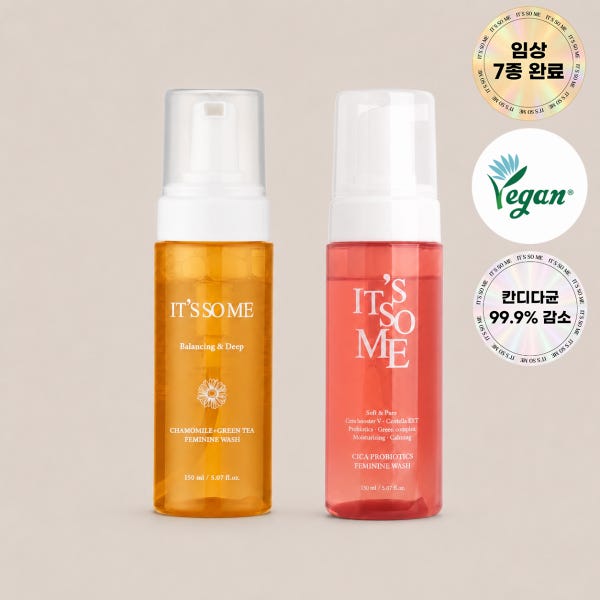 [잇츠쏘미] 약산성 저자극 비건 여성청결제 Y존케어 페미닌워시 150ml