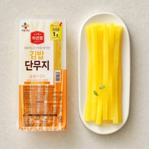 하선정 김밥 단무지 370g, 12개