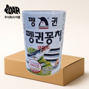 펭귄 꽁치캔 1box (400g x 24캔) 김치찌개 조림 반찬 대용량