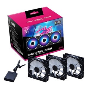 MSI MPG EZ120 ARGB (3팩, 블랙)