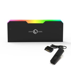 LEADCOOL RH-1 EVO ARGB 메모리 방열판 블랙 KIT (컨트롤러/1팩)