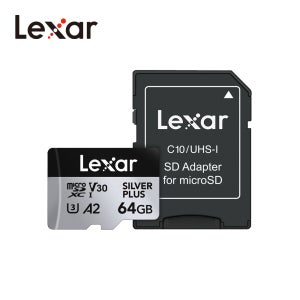 마이크로SD카드 64GB 렉사 Silver Plus A2 V30
