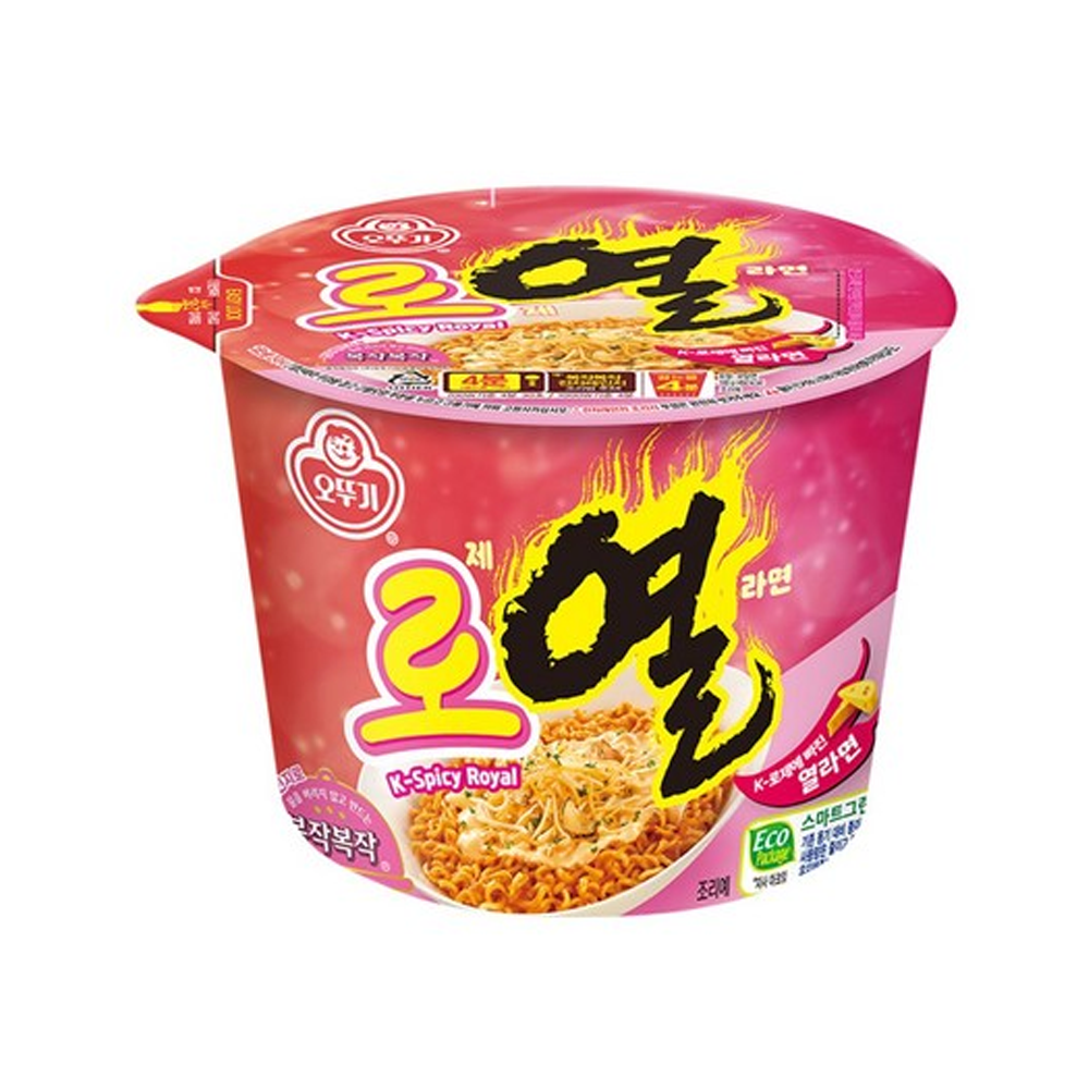 오뚜기 로열라면 용기 100g, 12개 (6,450원) (무료)