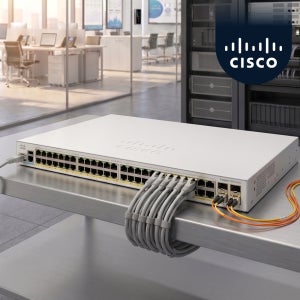 시스코 C1300X-48P-4X 48포트 PoE+ L3 관리형 스위치 10G 4SFP+