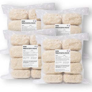 육연당 수제 모짜렐라 치즈돈까스 냉동 14장 1.8kg, 4개