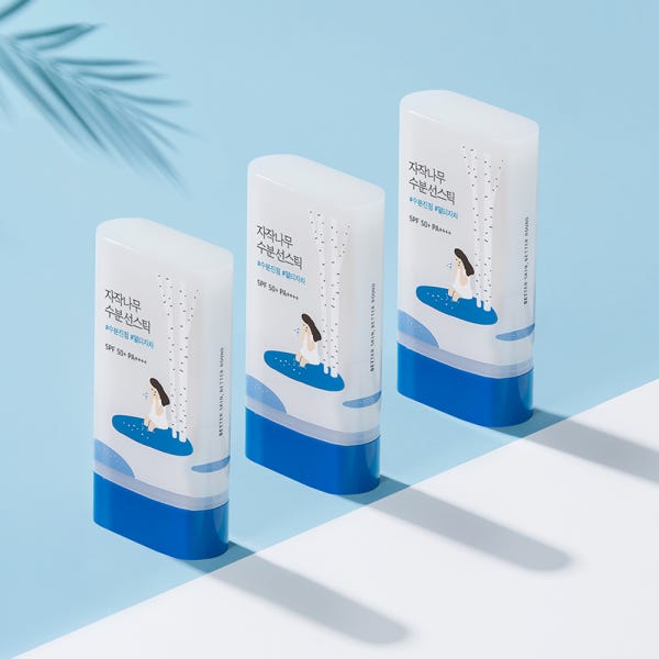 [슈퍼적립 10%][3개 SET] 라운드랩 자작나무 수분 선스틱 19g (SPF 50+ PA++++)