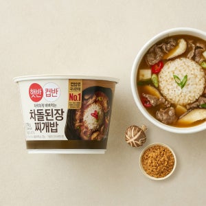 햇반 컵반 차돌된장찌개밥, 270g, 18개