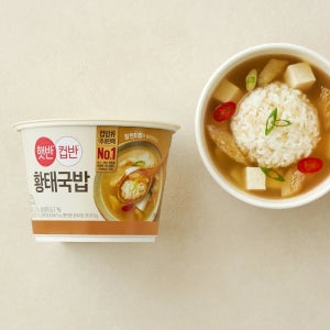 햇반 컵반 황태국밥, 170g, 6개