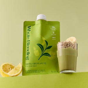 홀블렌딩 식물단백 휴대용 파우치 단백질 쉐이크 슈퍼그린, 40g, 5개