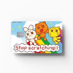 [EZFIT] 25일 - Stop Scratching 카드커버 스티커 신용 체크 교통 기후동행카드 꾸미기