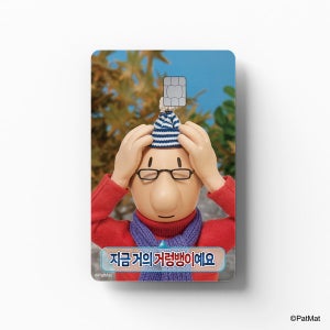 [EZFIT] 패트와 매트 - 거렁뱅이 카드커버 스티커 신용 체크 교통 기후동행카드 꾸미기