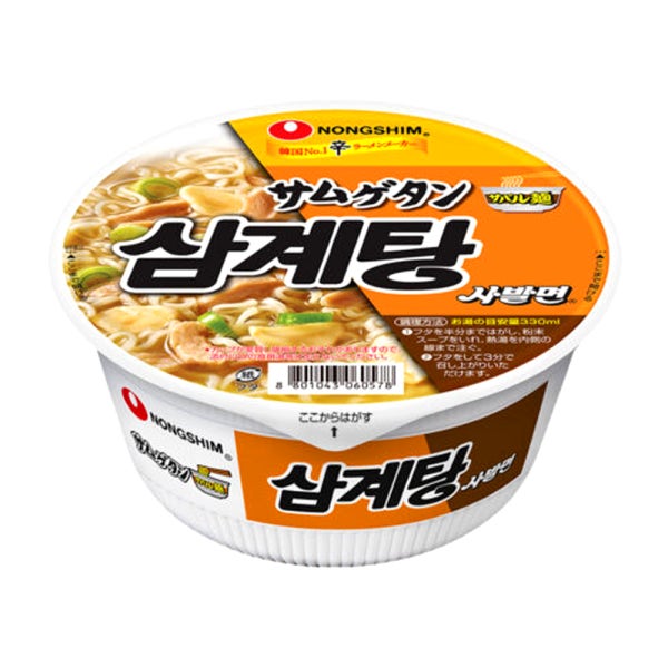 농심 일본 삼계탕 사발면 85g 일본라면