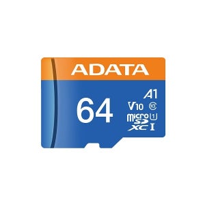 ADATA 마이크로 SD카드 핸드폰 블랙박스 닌텐도 홈캠 카메라 메모리 64GB