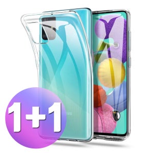 1+1 나노클리어 케이스 투명, 갤럭시A71 5G / 갤럭시A 퀀텀