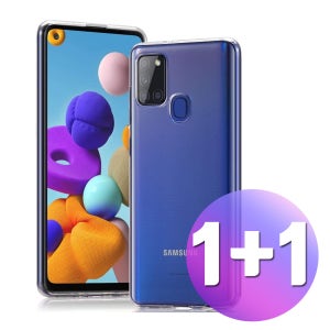 1+1 나노클리어 케이스 투명, 갤럭시A21s