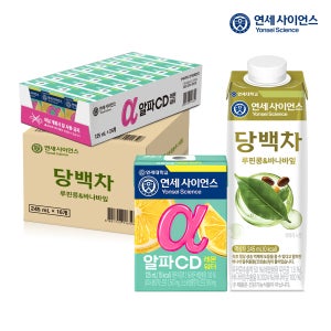 연세생활건강 연세사이언스 당백차 , 16개입, 1개 + 알파CD 레몬워터 24개입, 1개