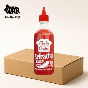 YJ쉐프스초이스 스리라차 소스 1box (480g x 12통) 매운소스