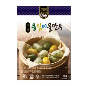굿푸드 삼색옹심이물만두 1kg, 4개