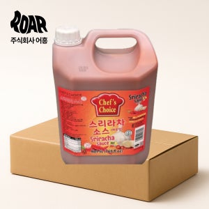 YJ쉐프스초이스 스리라차 칠리소스 1box (5L x 3통) 매운소스 업소용 대용량