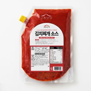 고추명가 김치찌개 소스 2kg 25인분 칼칼하고 시원한 찌개육수