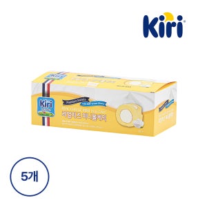 끼리 리얼 크림치즈 미니 롤케익 / 디저트 사무실 어린이 아이 간식 375g, 5개