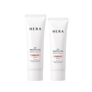 헤라 유브이 프로텍터 톤업 피치 선크림 50ml + 40ml