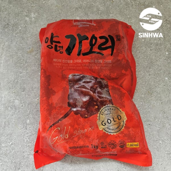 양념 가오리무침 1kg 2kg 가오리 냉면고명 회무침