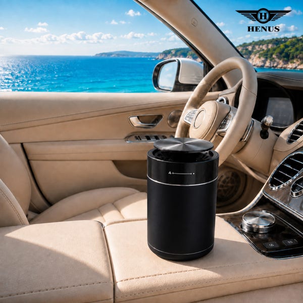 헤누스 차량용 방향제 180일향 향기조절 고체 차량방향제 은은한 자동차 디퓨저