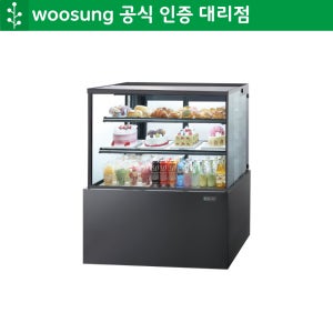 우성 제과쇼케이스 900 3단 사각 음료 디저트 케익 업소용 카페