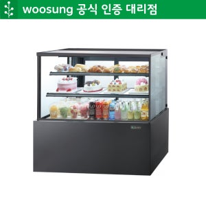 우성 제과쇼케이스 1500 3단 사각 음료 디저트 케익 영업용 카페 식당