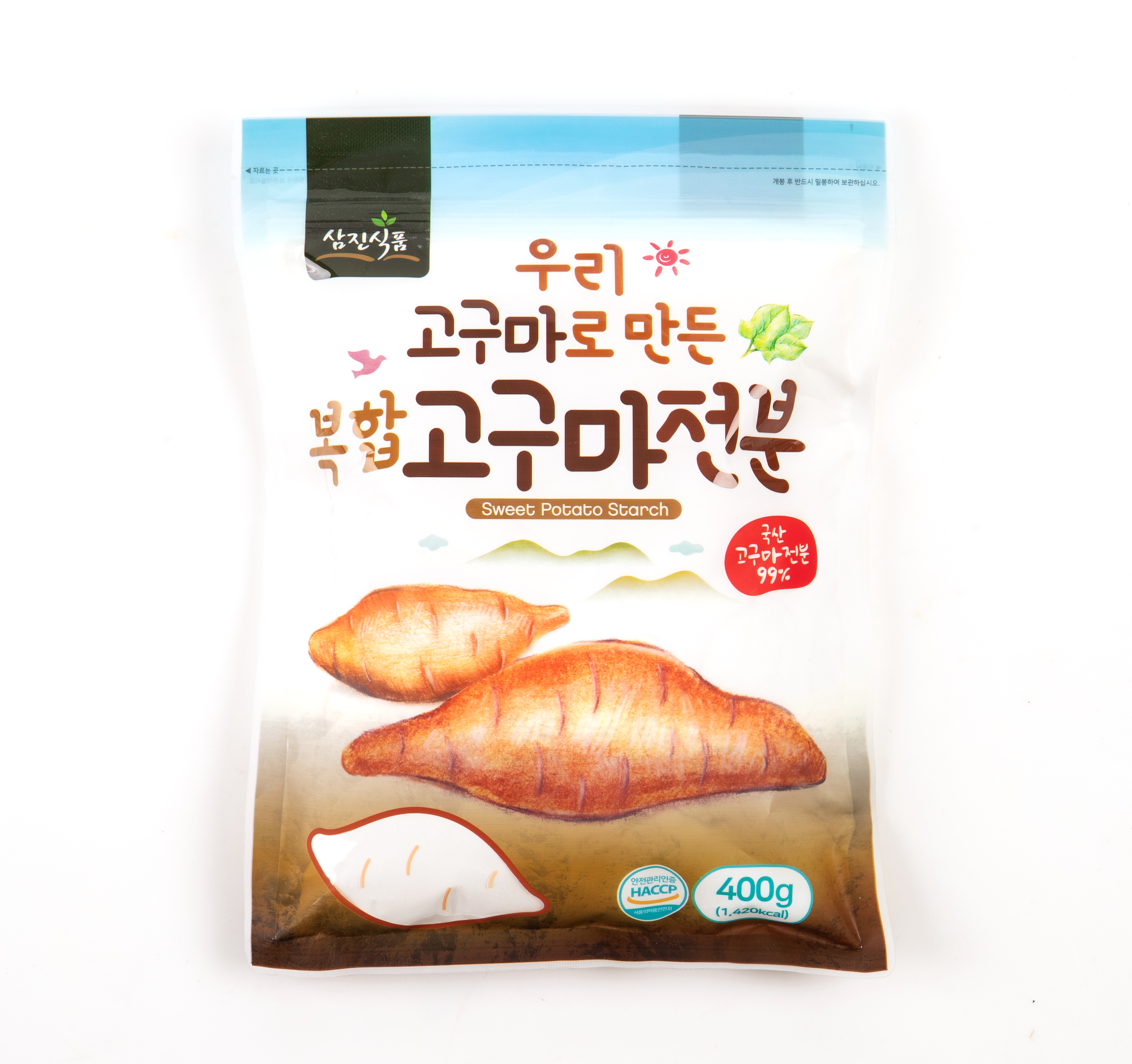 삼진식품 우리고구마로 만든 복합고구마전분 성분 분석