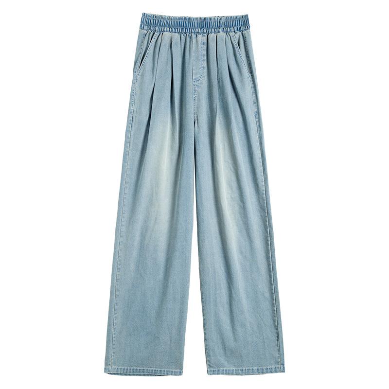 원픽 여성 청바지 바지 여름 빅사이즈 쿨링 실크