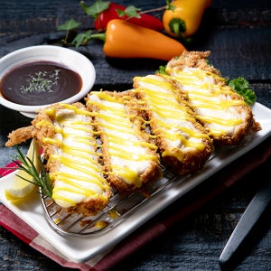올프레 수제 치즈돈까스 120g X 12개 (냉동포장, HACCP)