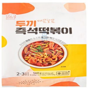 두끼 떡볶이 즉석떡볶이, 560g, 1개