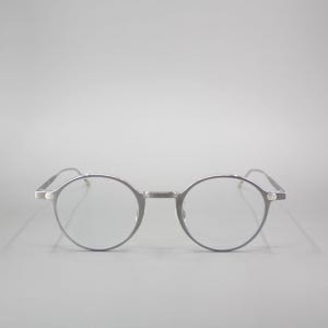 10EYEVAN 텐아이반 넘버 no5 V c11S 무광실버 시트메탈 고도근시 티타늄 안경테