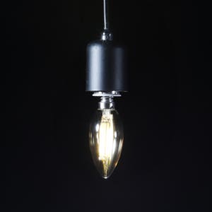 LED 에디슨 촛대구 4W E14 전구색