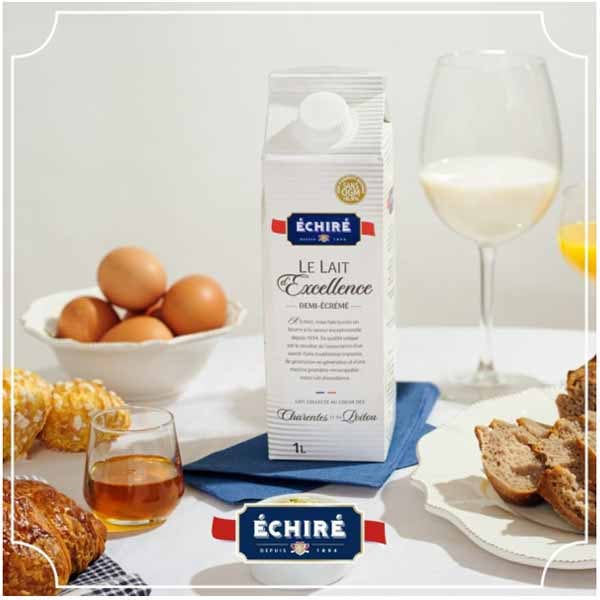 ECHIRE 에쉬레밀크 1L x 6개 표준화 멸균 우유