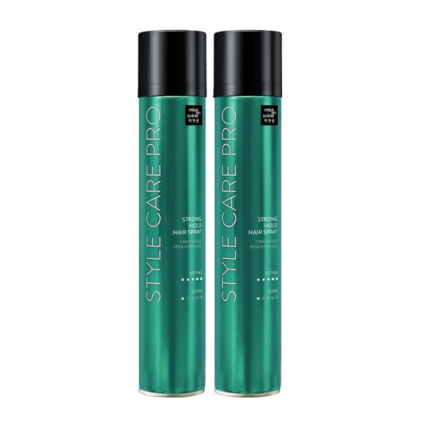 미쟝센 스타일케어 스트롱홀드 헤어 스프레이 300ml 2입