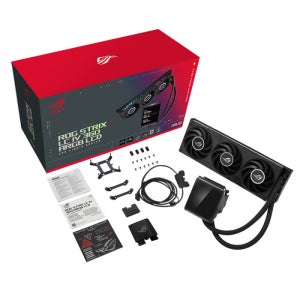 ASUS ROG STRIX LC IV 360 ARGB LCD 대원씨티에스 (블랙)