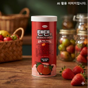 한미 텐텐맛 멀티 비타민 패밀리 딸기맛 480g 120정 대용량 딸기 츄어블 코스트코