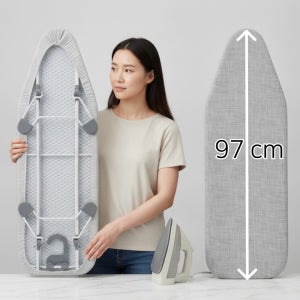 한번에 다림질하는 최장 길이 와이드 좌식 다리미판 n